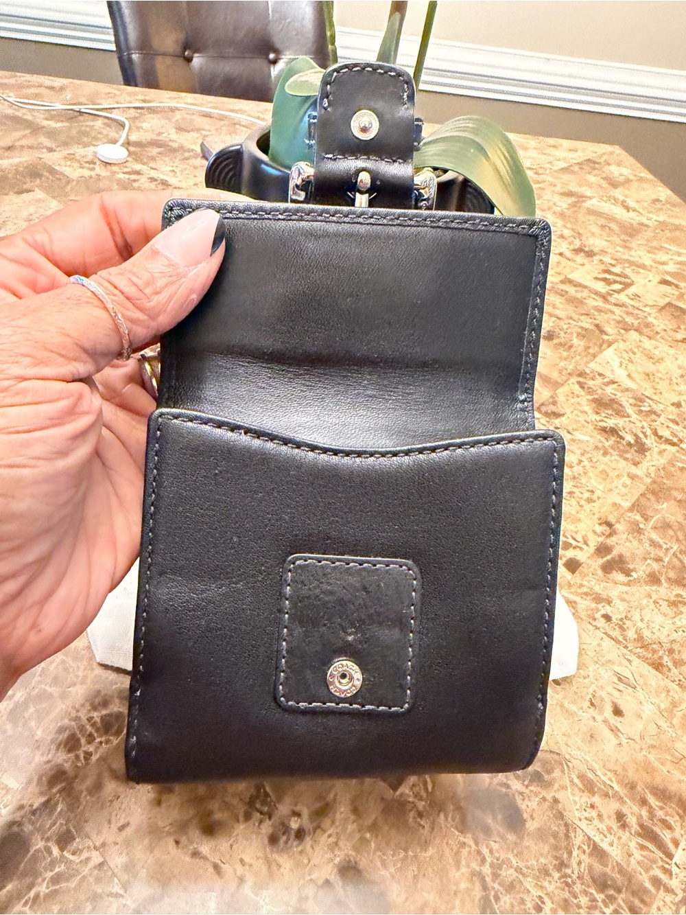 Vintage Coach Soho Buckle Compact Wallet with Dust Bag - Picture 7 of 17